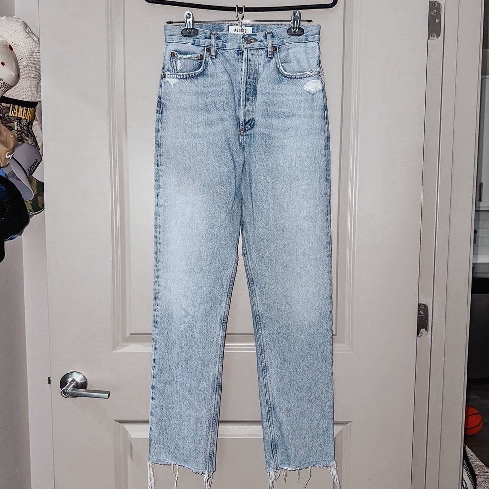 Agolde High Rise Women Jeans - Light Blue